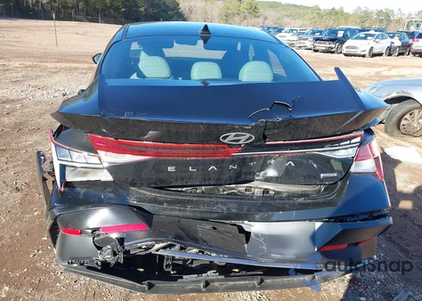 2025 Hyundai Elantra Hybrid Limited from USA, damaged, VIN KMHLN4DJ9SU170891